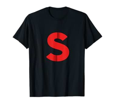 トップス THEREDTHREAD S symbol big T-shirt black THEREDTHREAD / ザレッドスレッド】S symbol big T-shirt